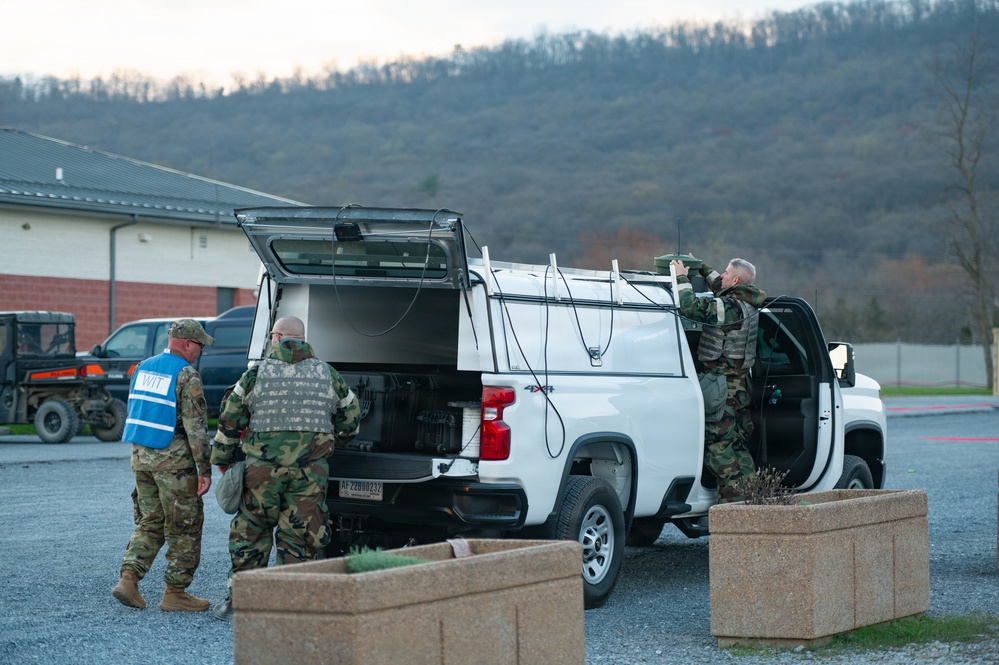 270th EIS Airmen Prepare Spectrum Equipment During CRI