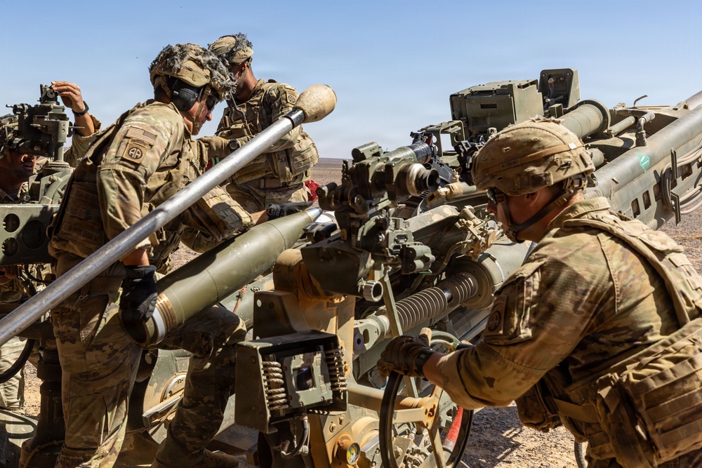 U.S. Army Soldiers Conduct Operations in the Middle East