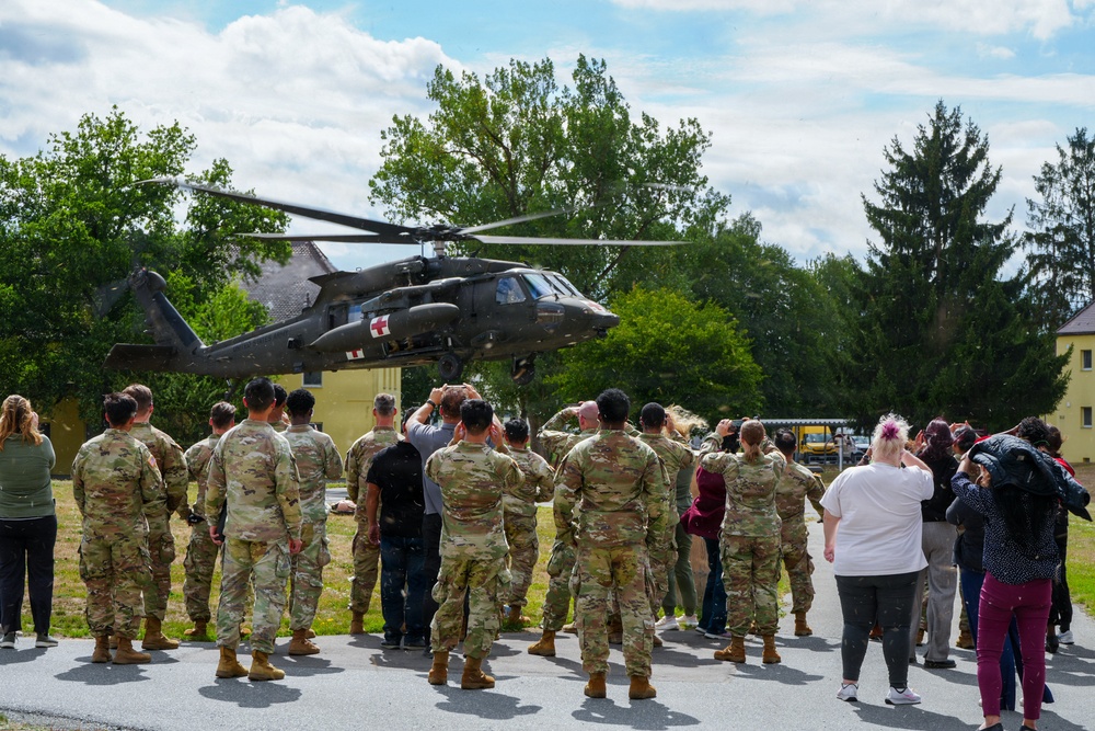 Vilseck Health Clinic casualty evacuation