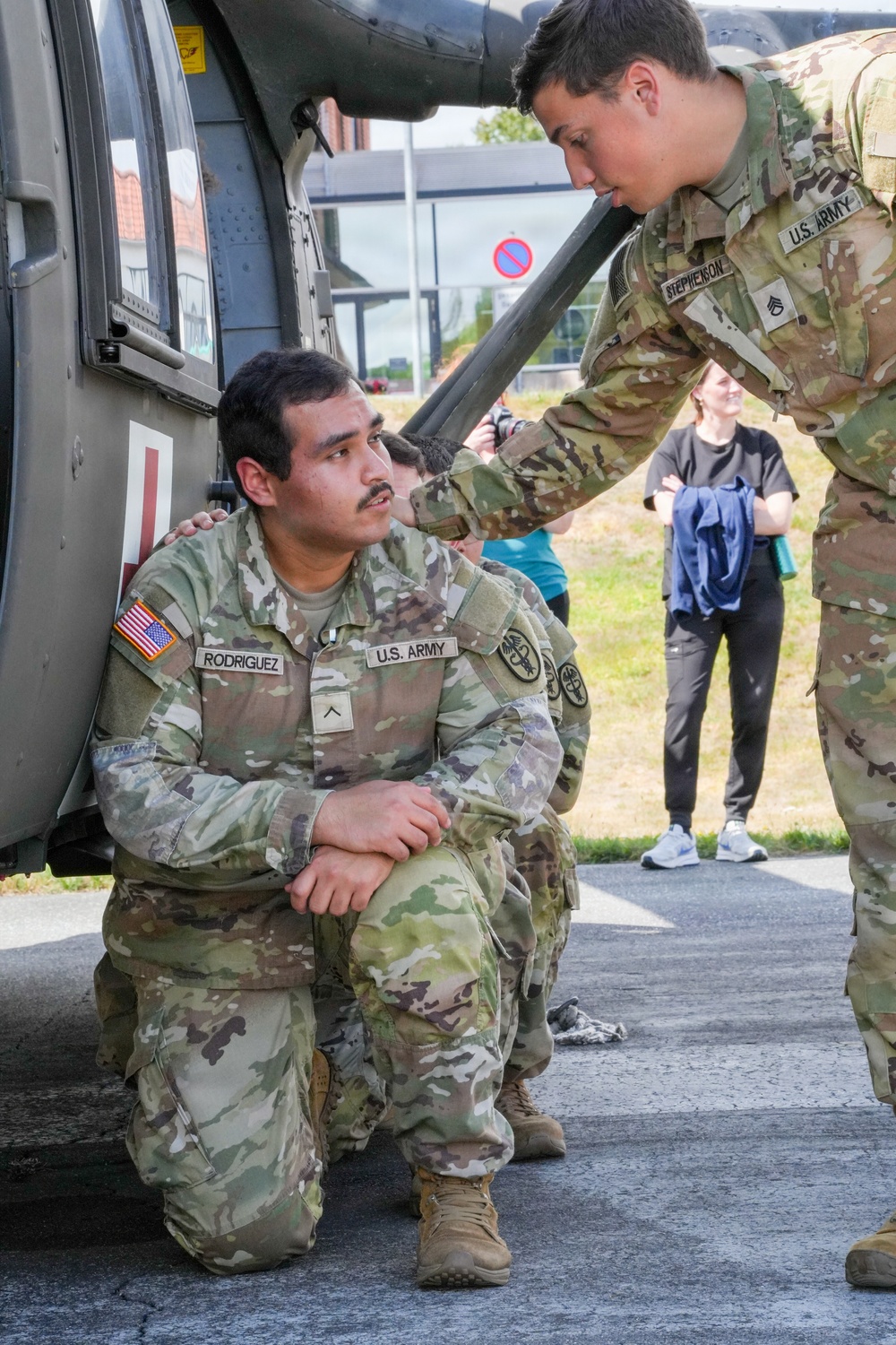 Vilseck Health Clinic casualty evacuation