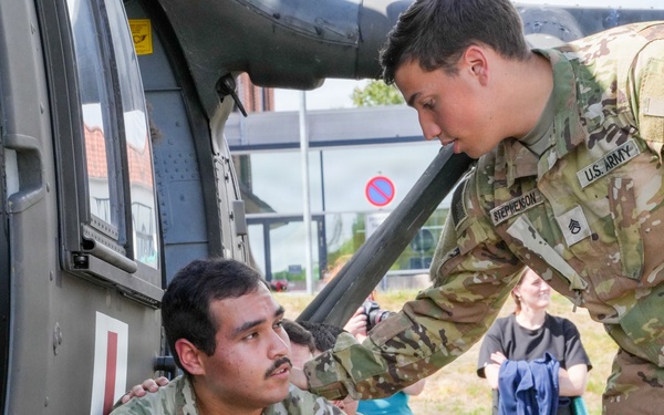 Vilseck Health Clinic casualty evacuation
