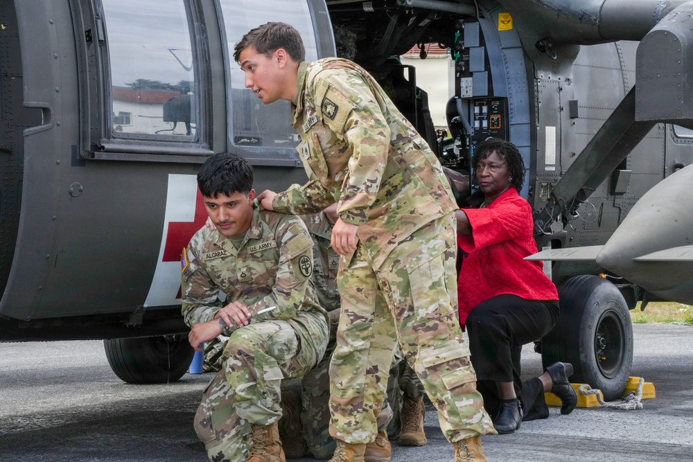 Vilseck Health Clinic casualty evacuation