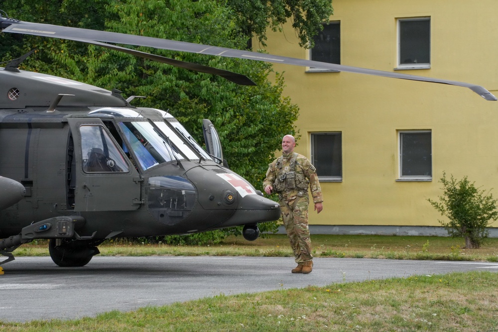 Vilseck Health Clinic casualty evacuation