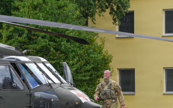 Vilseck Health Clinic casualty evacuation