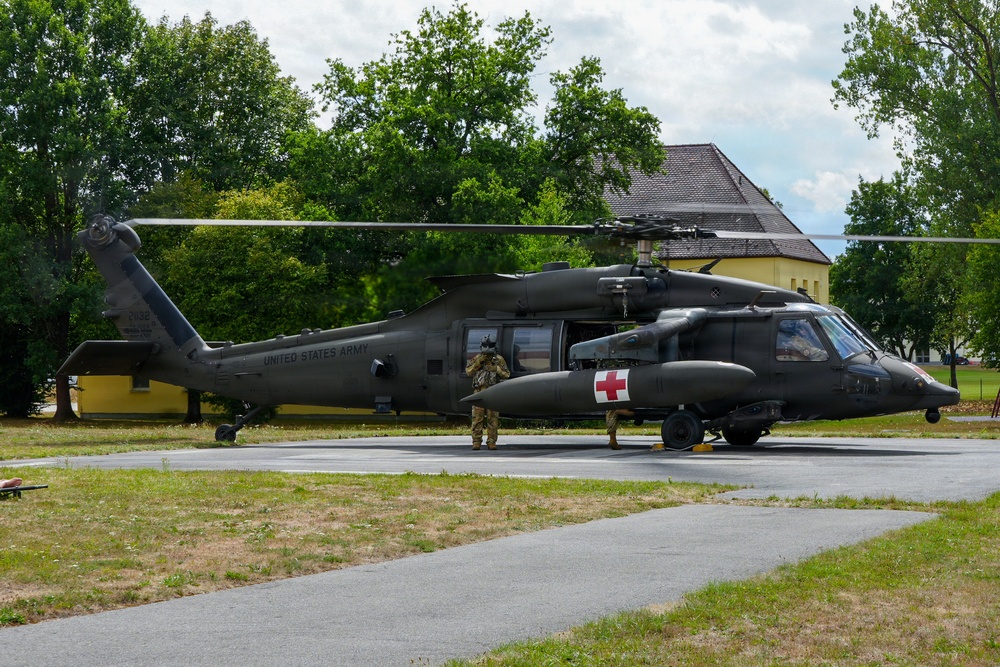 Vilseck Health Clinic casualty evacuation