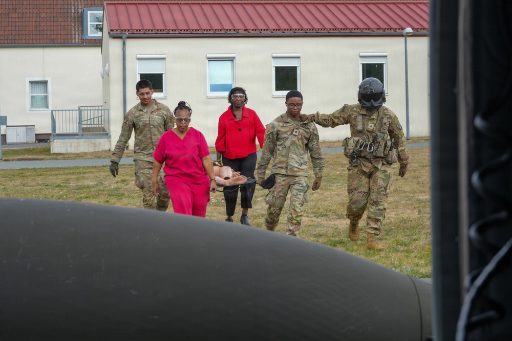 Vilseck Health Clinic casualty evacuation