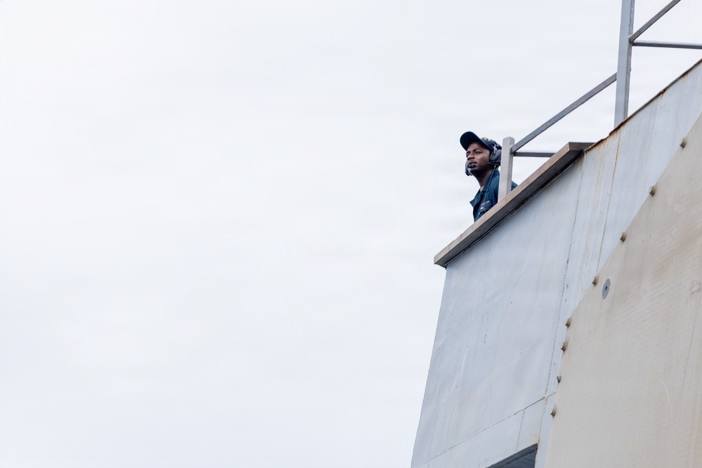 John Paul Jones Sailor Stands Watch