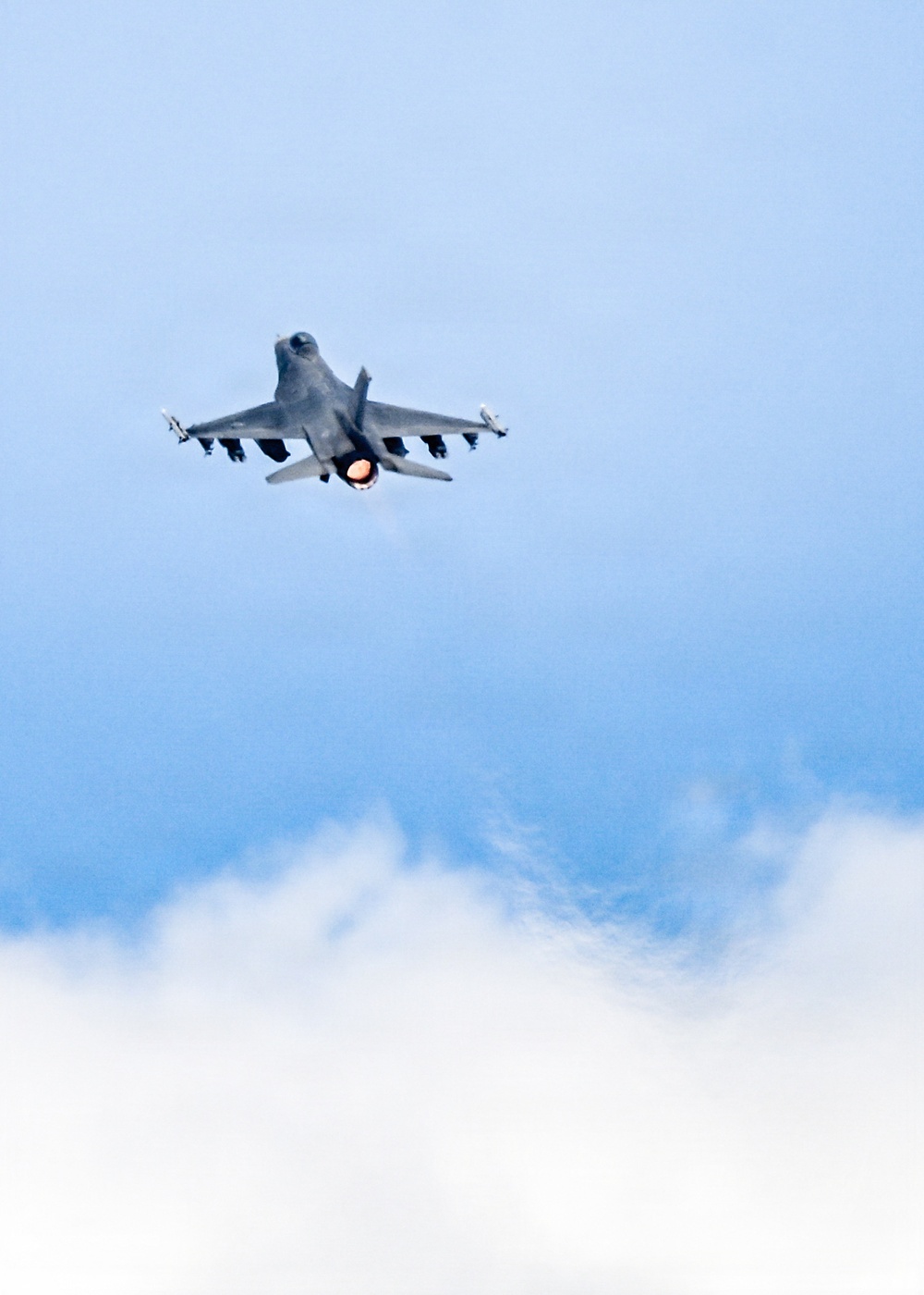 F-16 takeoff and land in the CENTCOM AOR