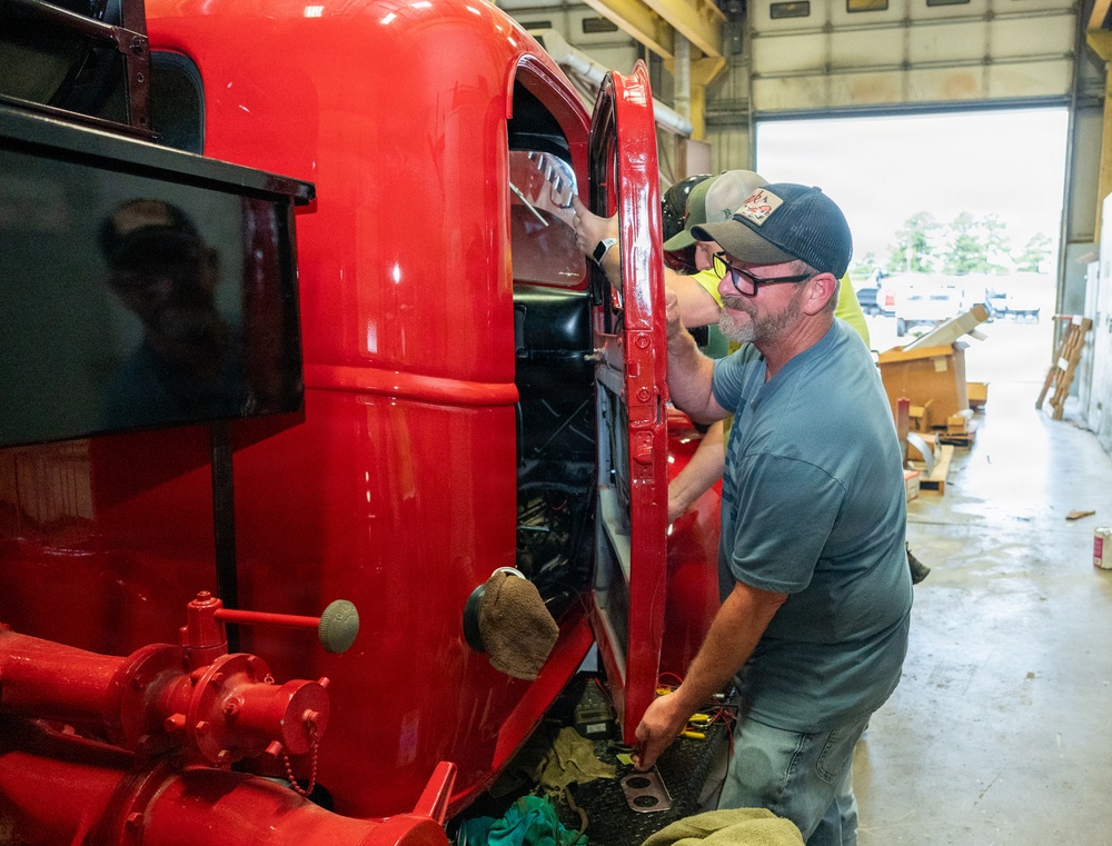 Fort Leonard Wood firefighter, LRC bring 1943 fire truck back to life after 13-year restoration project