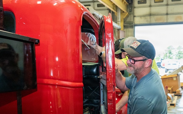 Fort Leonard Wood firefighter, LRC bring 1943 fire truck back to life after 13-year restoration project