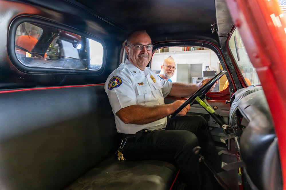 Fort Leonard Wood firefighter, LRC bring 1943 fire truck back to life after 13-year restoration project