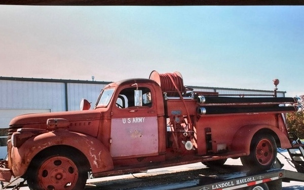 Fort Leonard Wood firefighter, LRC bring 1943 fire truck back to life after 13-year restoration project
