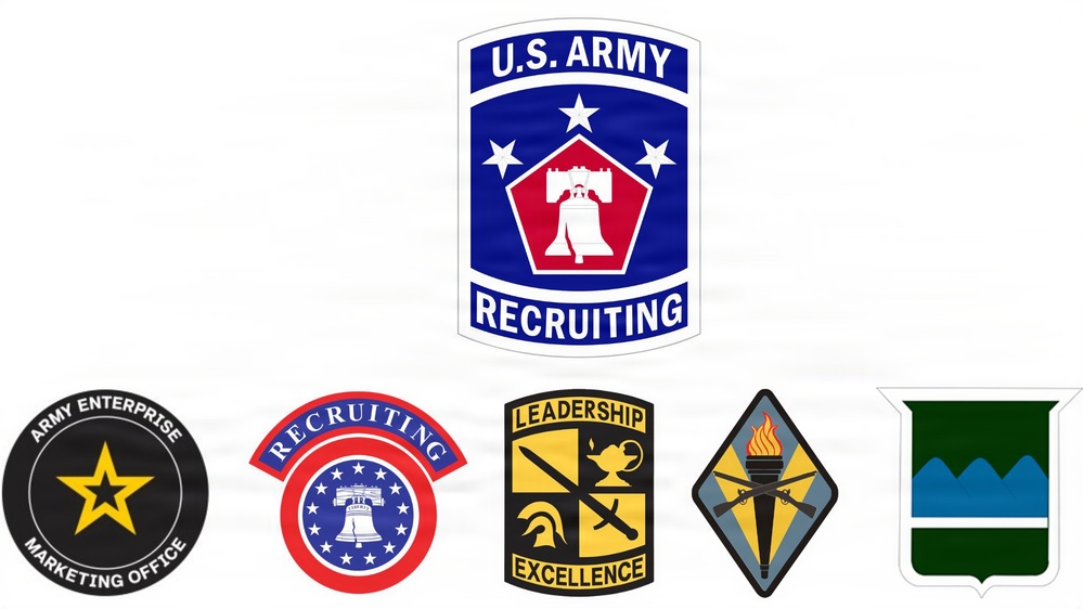 U.S. Army Recruiting Command Logos with MSC Logos