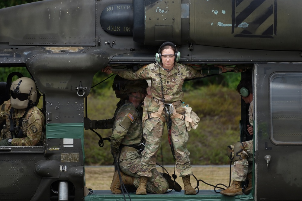 Master Rappel on 7ATC Parade Field