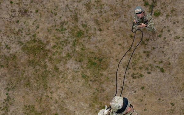 Master Rappel on 7ATC Parade Field
