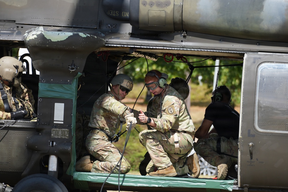 Master Rappel on 7ATC Parade Field