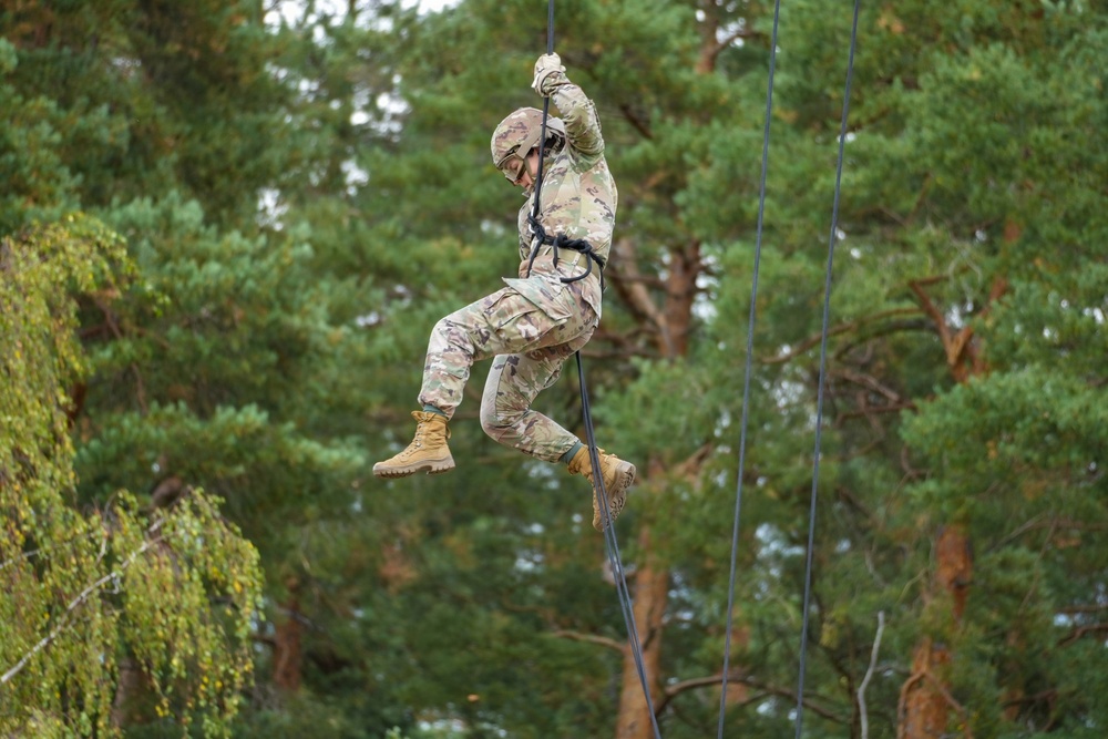 Master Rappel on 7ATC Parade Field