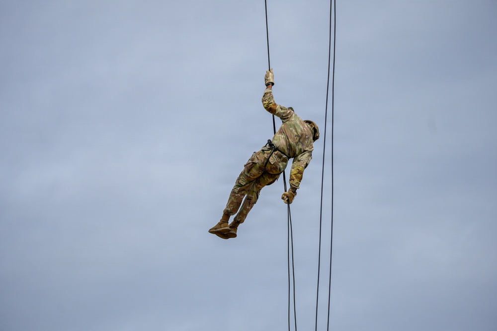 Master Rappel on 7ATC Parade Field