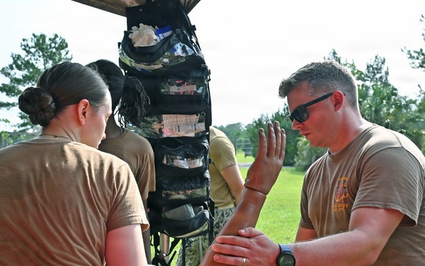 Expeditionary medicine sharpens skills during sustainment exercise
