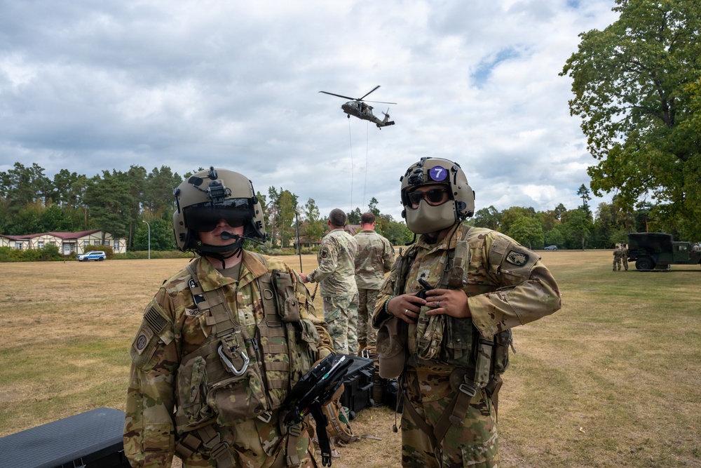 Master Rappel on 7ATC Parade Field