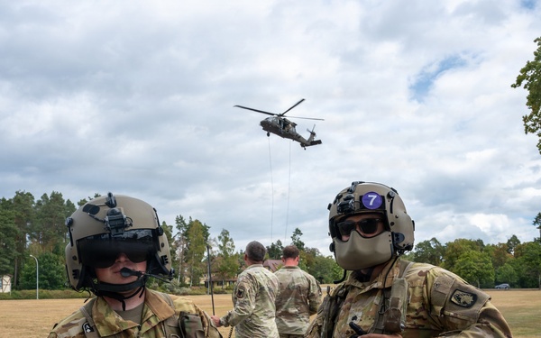 Master Rappel on 7ATC Parade Field