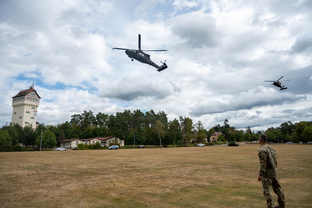Master Rappel on 7ATC Parade Field