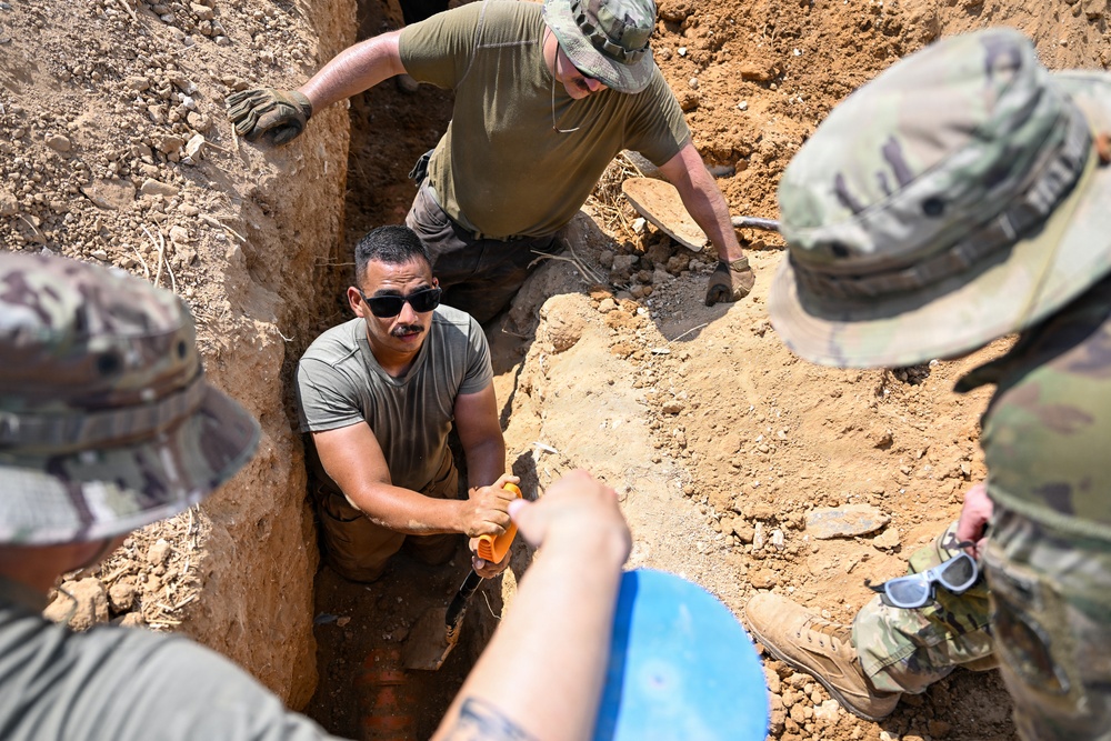 CENTCOM Civil Engineers uncover critical base utilities