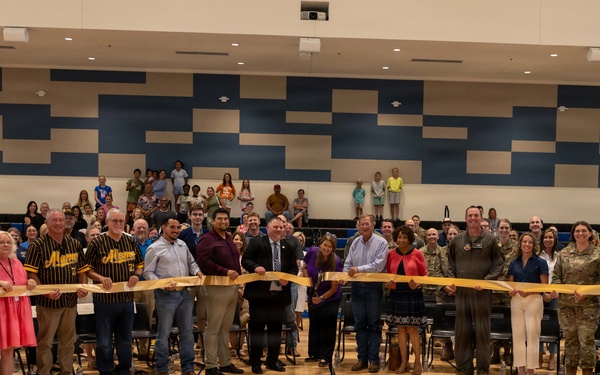 Holloman celebrates the new Holloman Middle School opening
