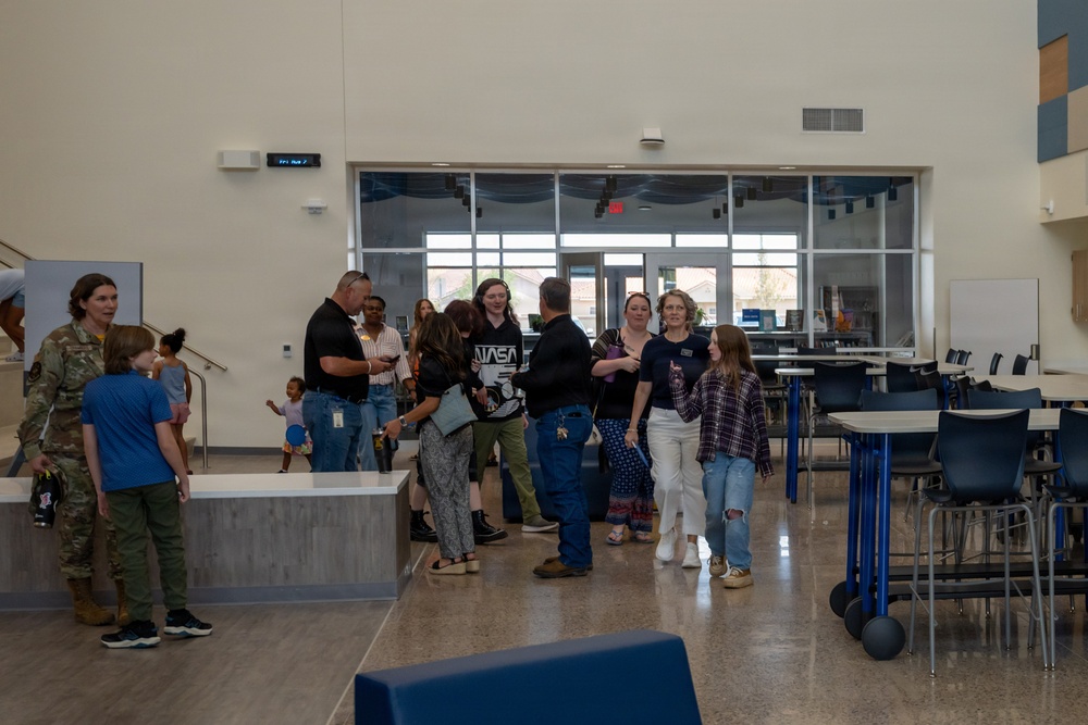 Holloman celebrates the new Holloman Middle School opening