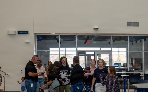 Holloman celebrates the new Holloman Middle School opening