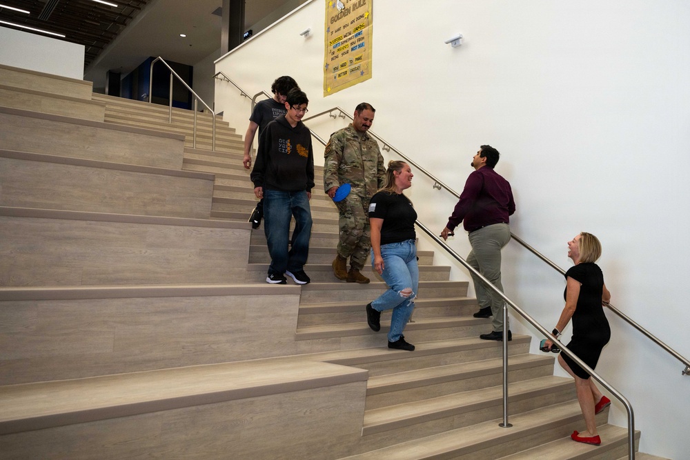 Holloman celebrates the new Holloman Middle School opening