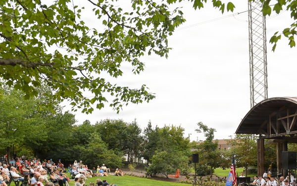 US Navy Band Commodores Perform at Vienna Town Green