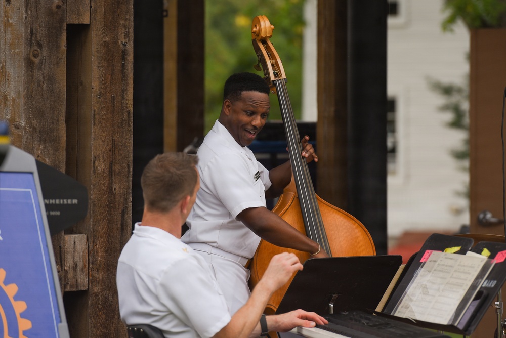 US Navy Band Commodores Perform at Vienna Town Green