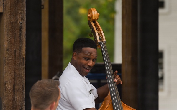 US Navy Band Commodores Perform at Vienna Town Green