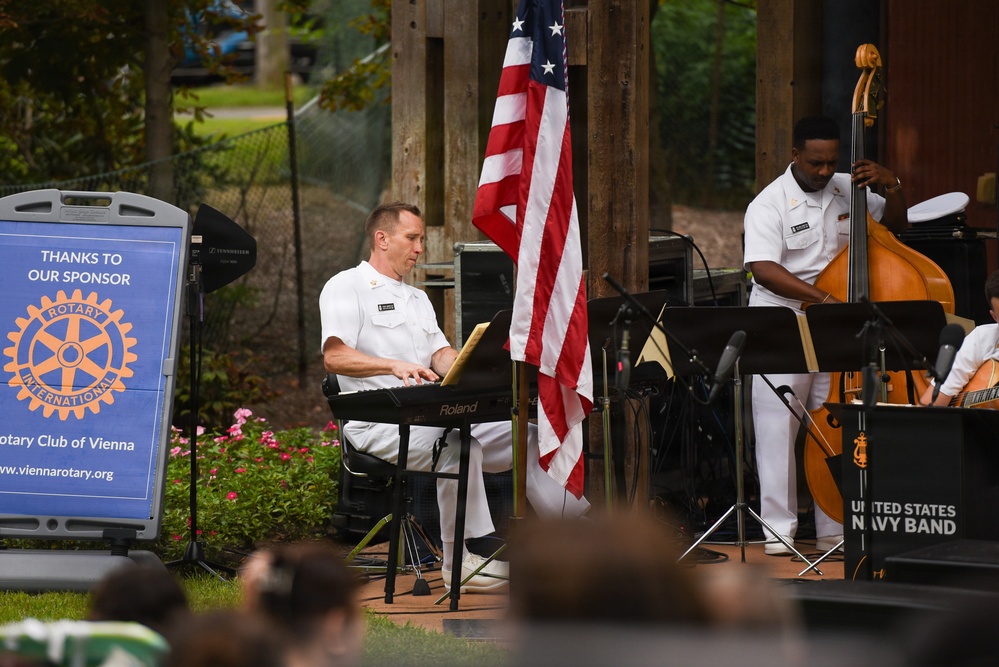 US Navy Band Commodores Perform at Vienna Town Green