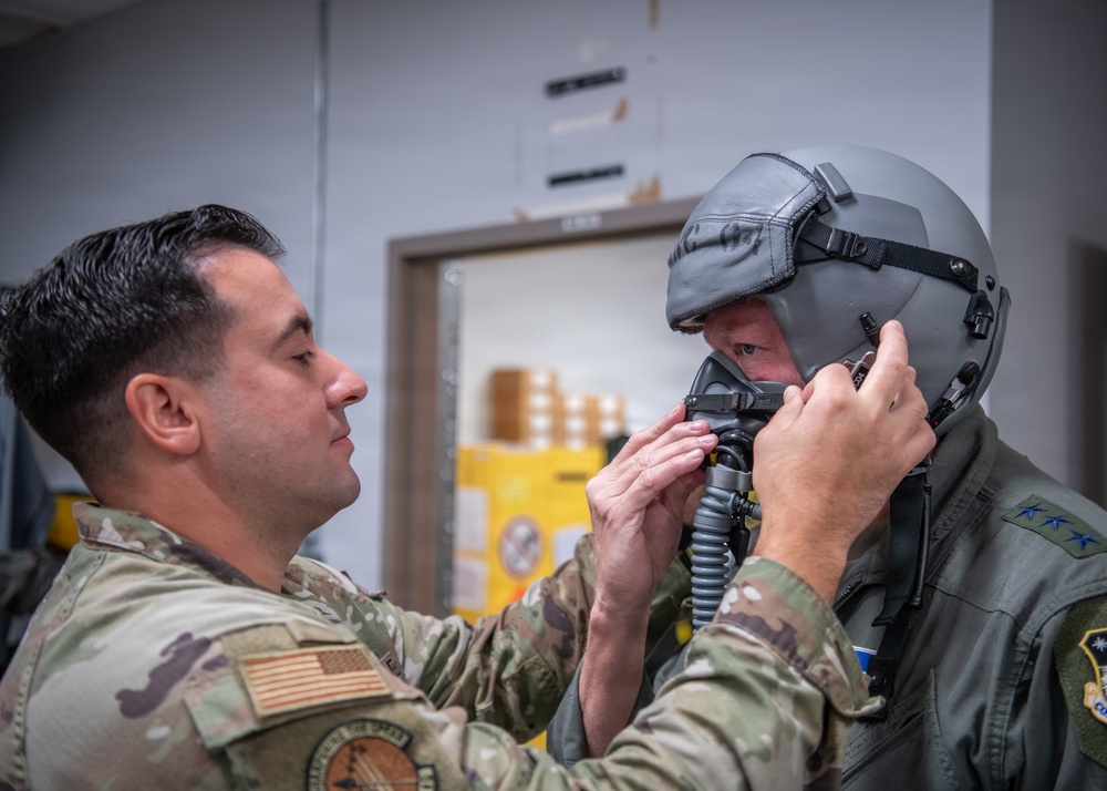 NORAD Region Commander Marks Milestone Flight in Tulsa