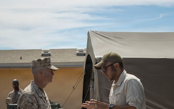 LtGen Bargeron visits 2nd MARDIV