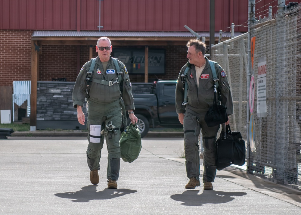 NORAD Region Commander Marks Milestone Flight in Tulsa