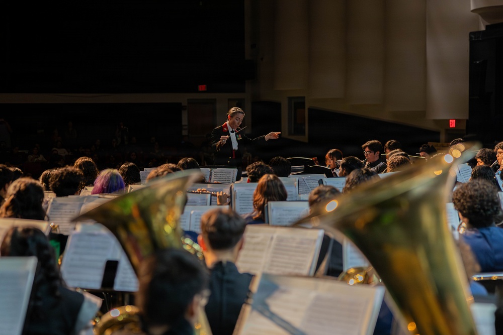 PSJA Student Performs with Marine Band San Diego