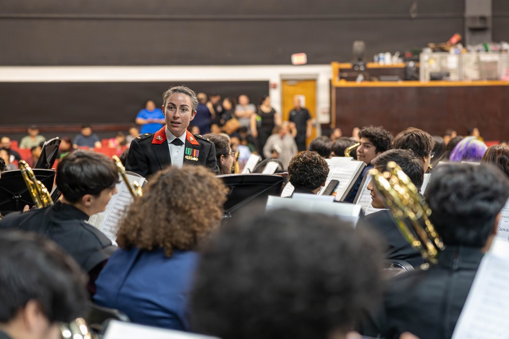 PSJA Student Performs with Marine Band San Diego