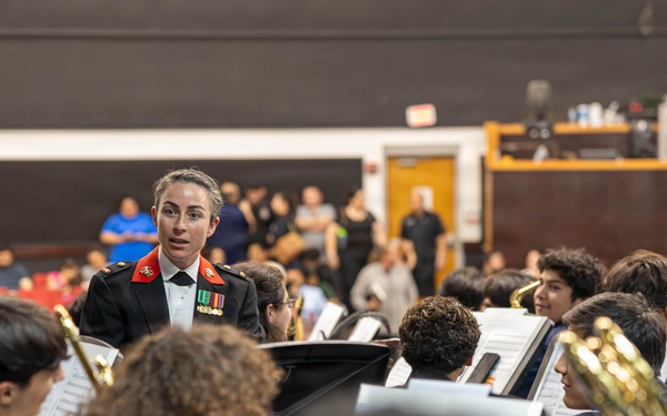 PSJA Student Performs with Marine Band San Diego