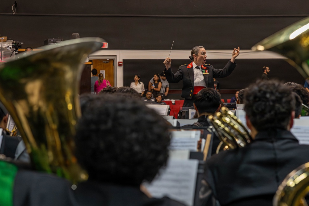 PSJA Student Performs with Marine Band San Diego