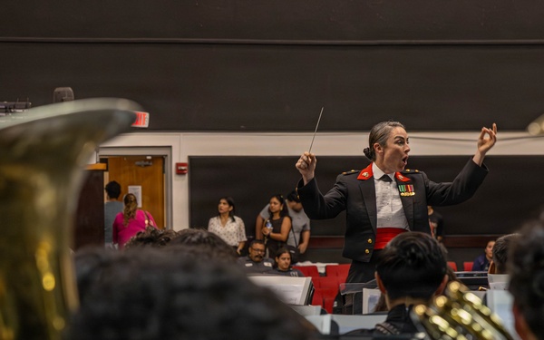 PSJA Student Performs with Marine Band San Diego