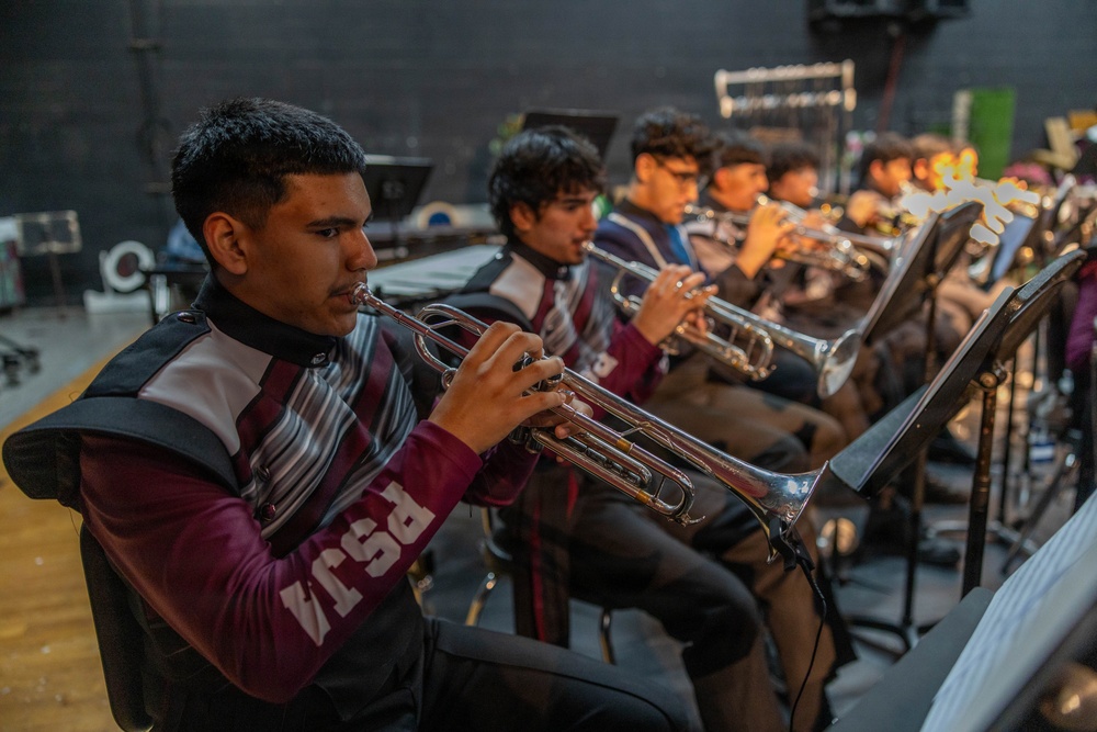 PSJA Student Performs with Marine Band San Diego