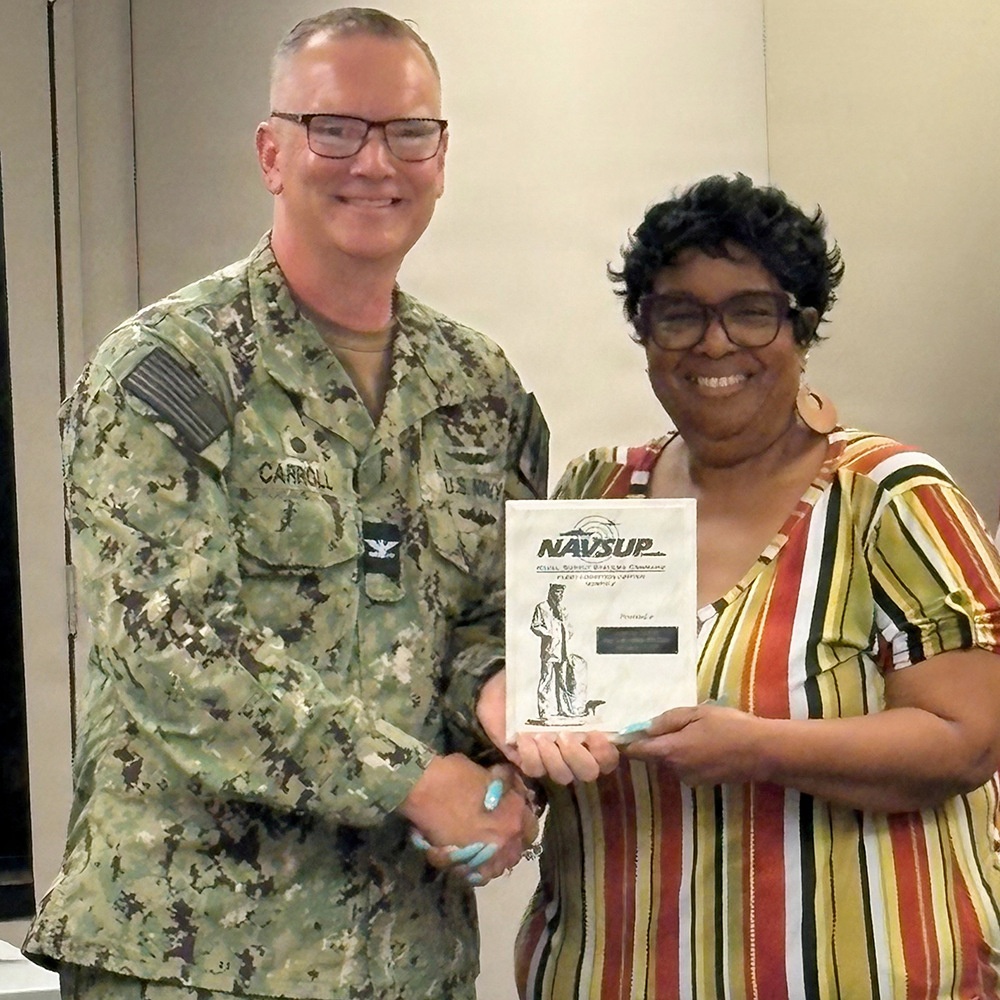 NAVSUP FLC Norfolk Wage Grade Employee of the Quarter