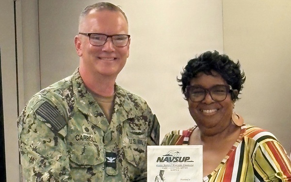 NAVSUP FLC Norfolk Wage Grade Employee of the Quarter