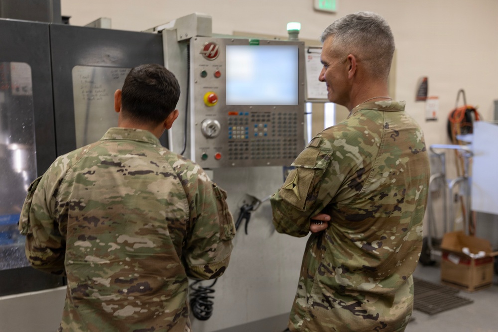 III Armored Corps CSM Observes Advanced Manufacturing