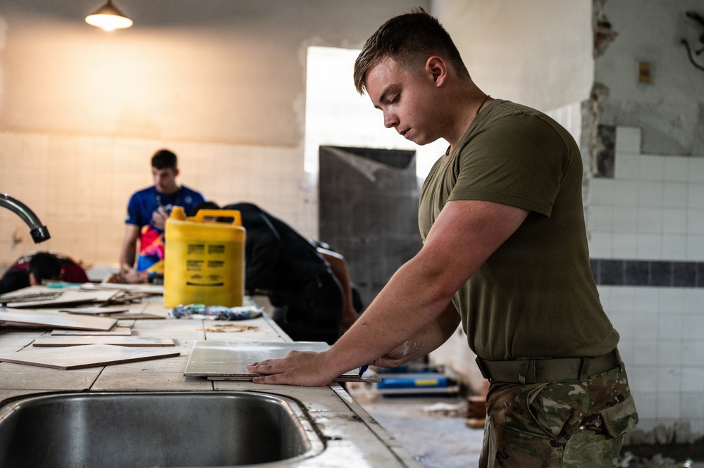Constructing Interoperability: Massachusetts National Guard engineers bolster State Partnership Program renovation mission in Paraguay