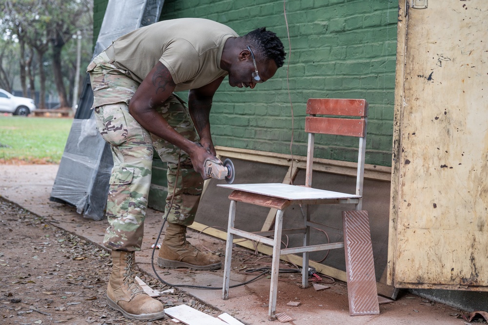 Constructing Interoperability: Massachusetts National Guard engineers bolster State Partnership Program renovation mission in Paraguay