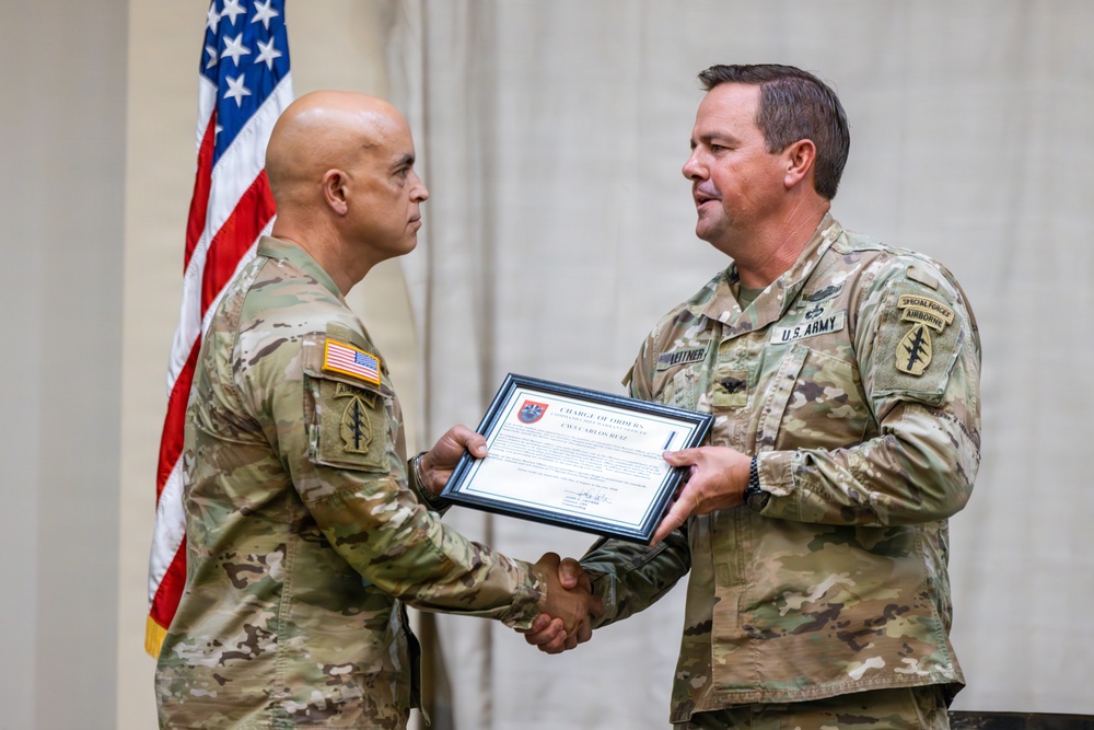 7th SFG(A) ushers in new warrant officer leadership during change of responsibility